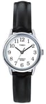 Timex T20441 Original Easy Reader Black Leather Strap Watch