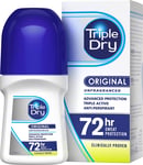 Triple Dry Original Anti-Perspirant Roll on 50Ml | 72-Hour Protection against Ex