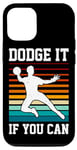 iPhone 15 Funny Dodgeball game Design for a Dodgeball Player Case