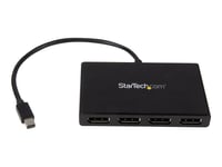 StarTech.com Splitter multi-écrans Mini DisplayPort vers 4x DisplayPort - Hub MST à 4 ports - Répartiteur Mini DP 1.2 vers 4x DP - Répartiteur video - 4 x DisplayPort - de bureau