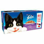 Felix Adult Wet Cat Food Mixed Selection In Jelly 40 Pack