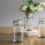Little Botanical Bud Flower Vase Jar Centerpiece ~ Small Vintage Bottle (Single Vase)