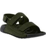 ECCO Kids 2ND Cozmo Hook & Loop Leather Sandals - Grape Leaf -10-10.5K UK (28EU)