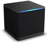 AMAZON Fire TV Cube 4K Ultra HD Streaming Media Player with Alexa (2022), Black
