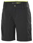 Helly Hansen Womens Quick-Dry Cargo Shorts, 40, Ebony