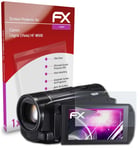atFoliX Glass Protector for Canon Legria (Vixia) HF M506 9H Hybrid-Glass