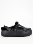 Tommy Jeans Freedom Lined Mule Clog - Black, Black, Size 35/36, Women