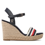 Espadrillos Tommy Hilfiger Corporate Wedge FW0FW07086 Space Blue DW6