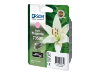 Epson T0596 - 13 ml - ljus magenta - original - blister - bläckpatron - för Stylus Photo R2400