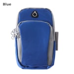 Armband Bag Sports Running Package Mobile Phone Holder Blue