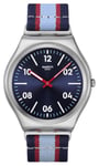 Swatch SS07S148 BESIDE THE SEA (42mm) Blue Sun-Brushed Dial Watch