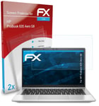 atFoliX 2x Screen Protector for HP ProBook 635 Aero G8 clear