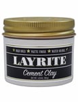 Layrite Cement Matt Clay Matte Finish Haircare Hair Styling Product 113g 4oz