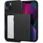 Spigen iPhone 13 (6.1) Slim Armor CS Case - Black Certified Military-Grade Protection - Extreme Dual Layer - Protective Case - ACS03536