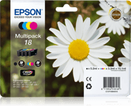 Epson Multipack 18, svart/gul/cyan/magenta