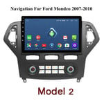 Art Jian GPS Sat nav Navigation, Support Bluetooth USB AM FM AUX USB Mirror Link Steering Wheel Control DVD Multimedia Player for Ford Mondeo 2007-2013