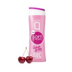Silcare - Quin - Duschgel med lanolin - Körsbär- 250 ml Rosa