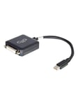 C2G 20cm Mini DisplayPort to DVI Adapter - Thunderbolt to Single Link DVI-D Converter M/F - Black - DisplayPort cable - 20 cm