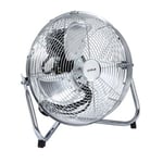 NEW! 14" Chrome High Velocity Industrial 3 Speed Free Standing Large Gym Fan