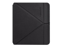 Kobo - Vikbart fodral för eBook-läsare - polyuretanläder - svart - för Kobo Libra 2