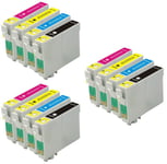 12 Non-OEM 16XL Ink Cartridges To Fit Epson WF-2520NF WF-2630WF WF-2750DWF 2010W