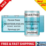 Fever-Tree Refreshingly Light Mediterranean Tonic Water 8 x 150ml (Pack of 3, To