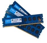 4pcs Crucial 8GB 2RX8 PC3L-12800U DDR3 1600MHz  Desktop Memory RAM DIMM Blue @2v