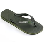 Havaianas Brasil Logo Skogsgrön Strl 35/36 Herr