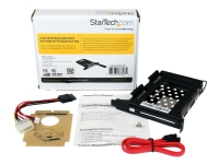 StarTech.com 2.5in SATA Removable Hard Drive Bay for PC Expansion Slot - Storage bay adapter - black - S25SLOTR - Adapter för lagringsfack - svart
