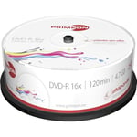 Primeon 2761205 DVD-R Blank Discs 16x Speed, 4.7GB, 120 Min, 25 Spindle Pack