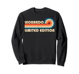 LEONARDO Surname Retro Vintage 80s 90s Birthday Reunion Sweatshirt