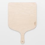PIAZZA - Pelle à pizza en bois de bouleau de haute qualité 30 x 42,5 cm, Pelle de cuisine rectangulaire, four, planche à pain - Convient à tous les types de four - Fabriqué en Italie