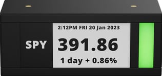 TickrMeter Stock smart display