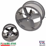 14" Cased Fan Axial Extractor Canopy Kitchen Restaurant Industrial Duct 350mm