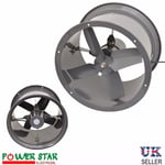 14" Cased Fan Axial Extractor Canopy Kitchen Restaurant Industrial Duct 350mm 