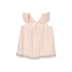 Copenhagen Colors Poplin Frill Top Dusty Rose | Rosa | 104 cm