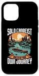 iPhone 12/12 Pro Solo Canoeing Design For Kayaking Lover - Solo Canoeist Case