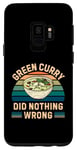 Coque pour Galaxy S9 Curry vert rétro n'a rien mal - Nourriture au curry vert vintage