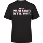 Marvel 10 Year Anniversary Captain America Civil War Men's T-Shirt - Black - 5XL