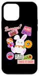 Coque pour iPhone 12 mini Adorable lapin Take It Easy Cool