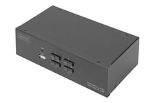 DIGITUS - KVM / audio / USB switch - 4 porte