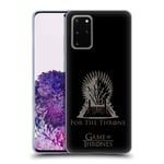 Official HBO Game of Thrones Iron Seat Vector Season 8 For The Throne Art Soft Gel Case Compatible for Samsung Galaxy S20+ / S20+ 5G