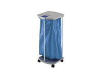 Hailo Profiline Mss Xxxl, Fristående Soppåshållare, Grå, Inomhus, Gjuten Aluminium, Metall, Plast, 120 L, 4 Hjul