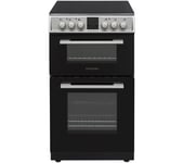 MONTPELLIER MDOC50FS 50 cm Electric Ceramic Cooker - Silver, Black,Silver/Grey