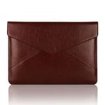 Lux-Case Air Mail (brun) 11'' Läderväska För Macbook