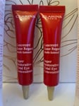 🦋 Clarins Total Eye Concentrate Super Restorative 2 x 7ml (14ml Total) Boxed 🦋