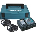 Batteries + chargeur Makita Kit 4Ah 18V