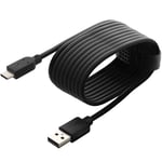 Nyko Charge Link for Nintendo Switch, Switch Lite, and Switch OLED in Black - 2,44 m