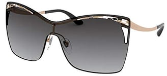 Bulgari Unisex's 0bv6138 40 20148g Sunglasses, Rose Gold/Grey Shaded, One Size