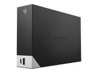 Seagate One Touch with hub STLC16000400 - Hårddisk - 16 TB - extern (stationär) - USB 3.0 - sort - med Seagate Rescue Data Recovery